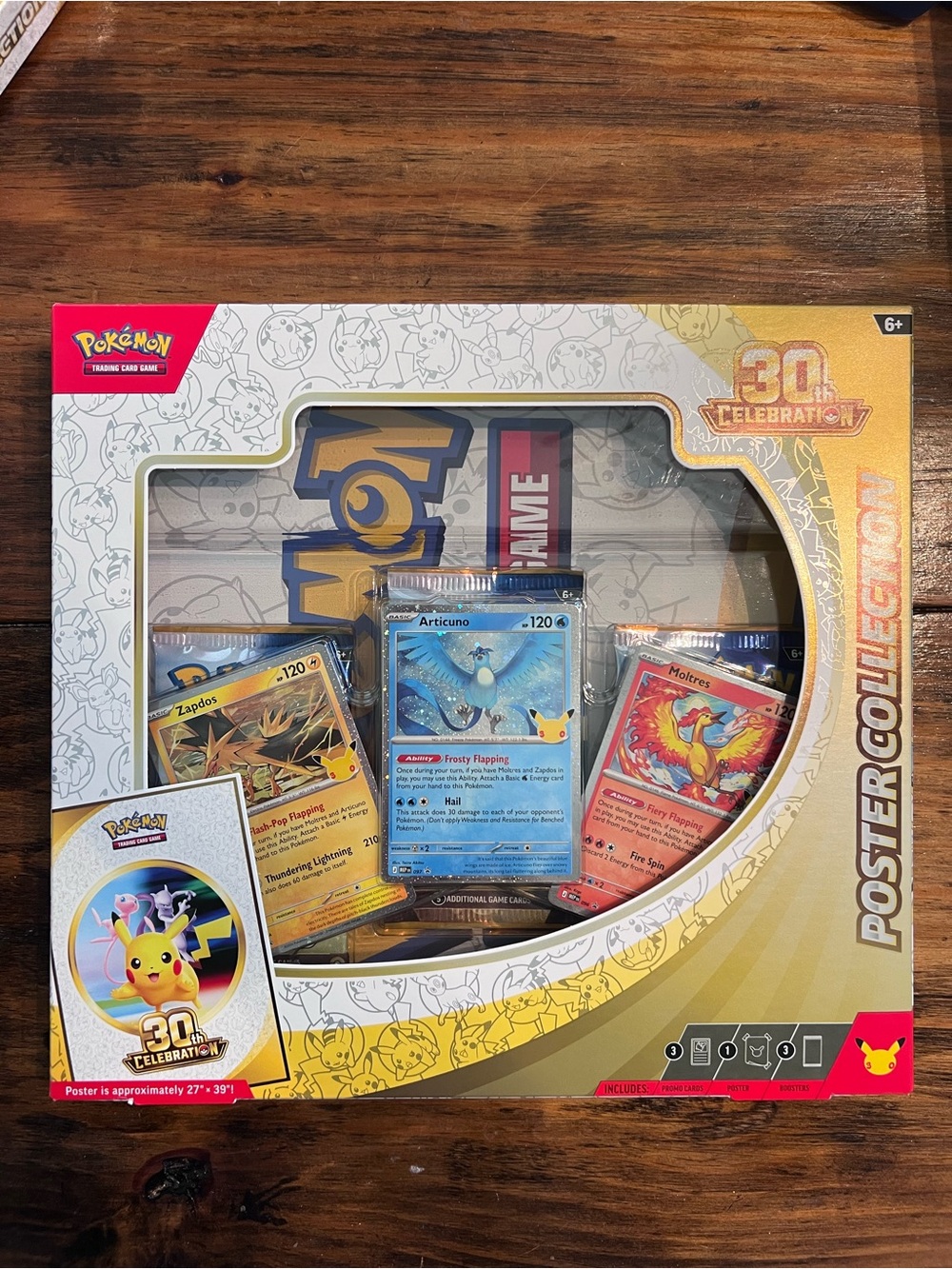 Authentic sealed Pokemon 30th Celebration Poster Collection 🌟🌟🌟